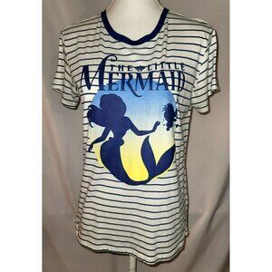 Disney Little Mermaid Striped Tee - Size M